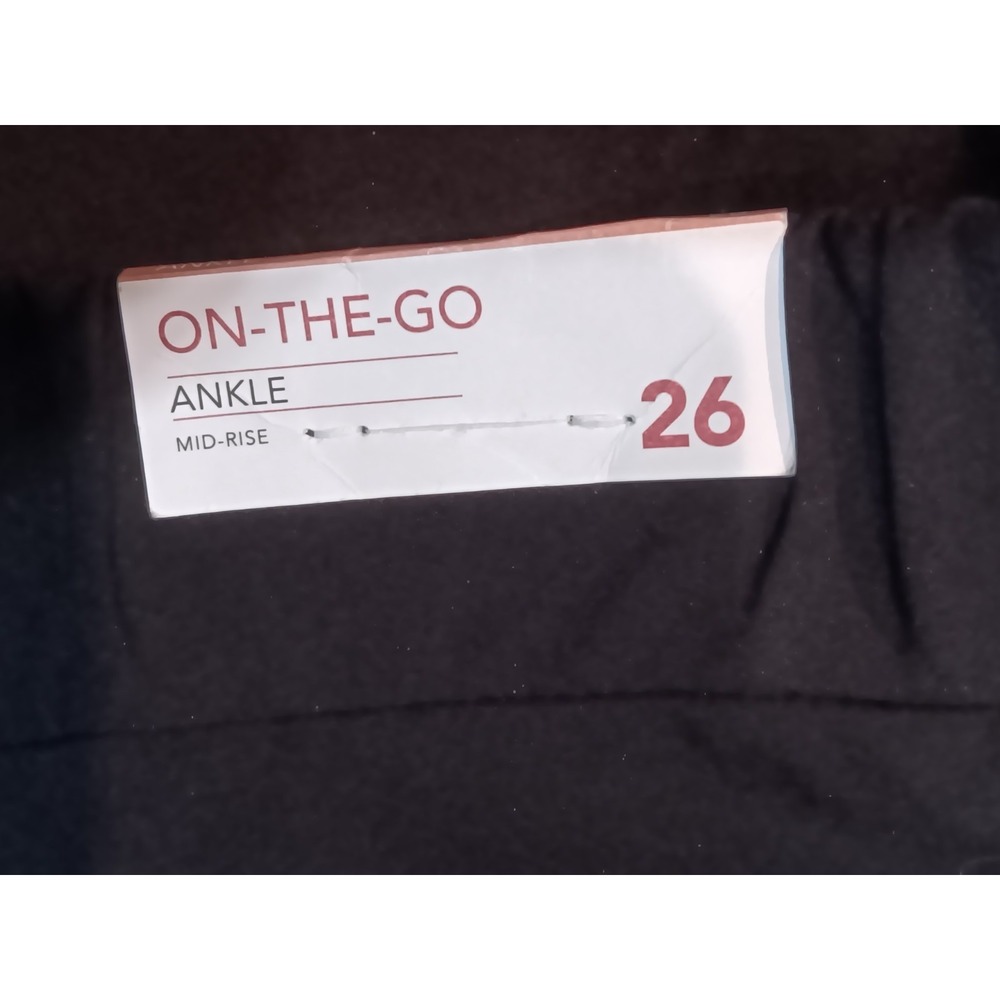 NEW Lane Bryant Women's 4X Plus Size 26 Black On-The-Go Ankle Mid Rise‎ Pant - Picture 7 of 11